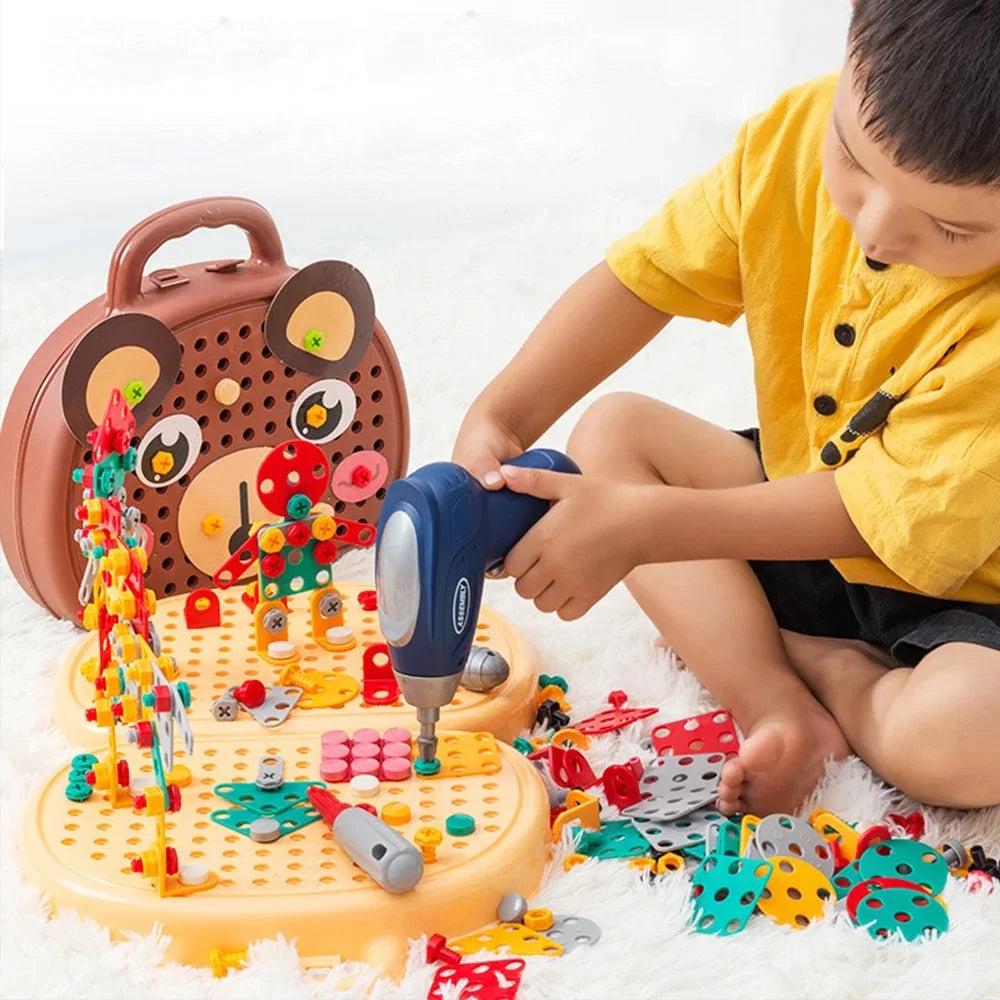 Montessori gioco con trapano